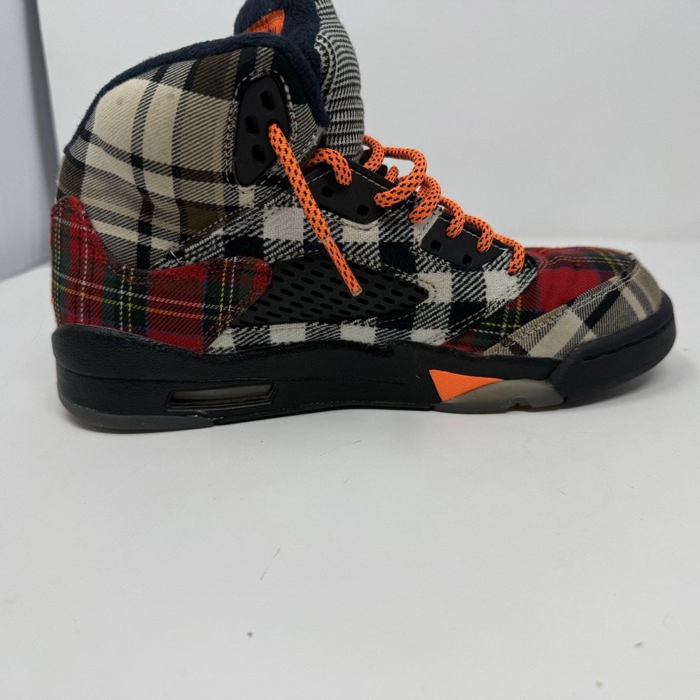 Nike Air Jordan 5 Retro GS FD4814-008 Youth 5.5Y Shoes Plaid Athletic Sneaker - Picture 7 of 12